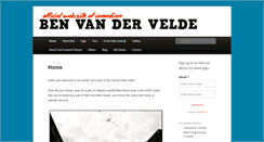 Desktop Screenshot of benvandervelde.com
